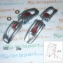 NORDICA - KIT GANCI REGOLABILI SCI / SKI SET BUCKLES ADJUSTMENTS